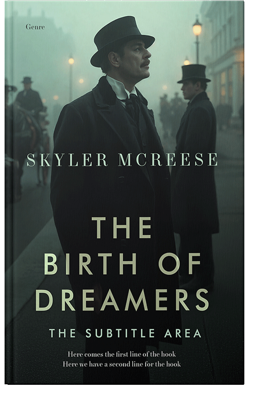 Front view of Premade Mystery & Thriller & Suspense Book Cover - Spring Rain