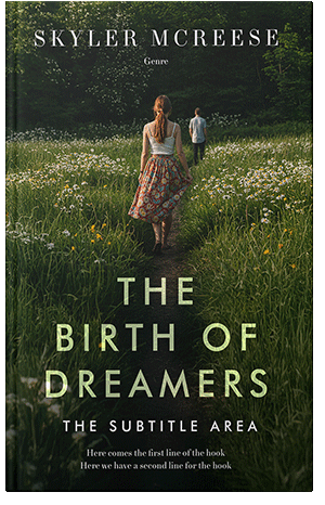 Pre Made Book Cover Seaweed