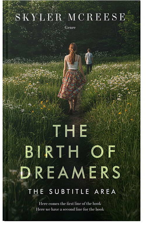 Front view of Premade Literary Fiction Book Cover - Seaweed