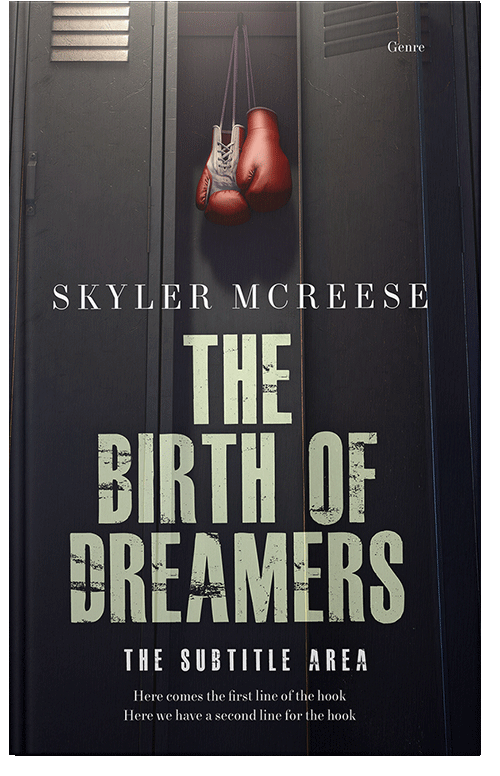 Front view of Premade Action & Adventure Book Cover - Baltic Sea