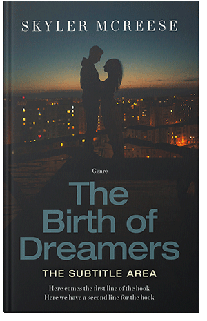 Premade Book Cover Outer Space