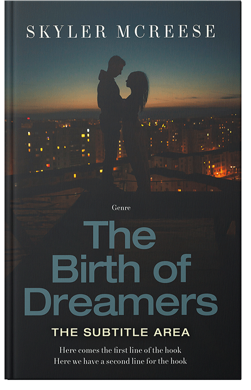 Front view of Premade Romance Book Cover - Outer Space