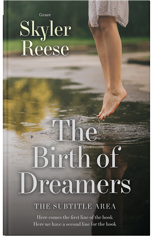 Front view of Premade Teen & Young Adult Book Cover - Crocodile