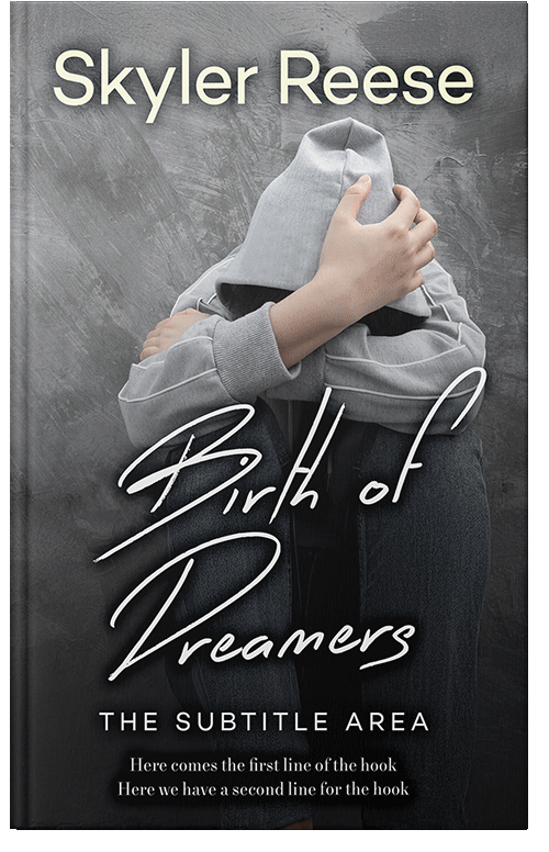 Front view of Premade Teen & Young Adult Book Cover - Shark