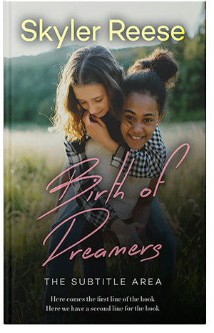 Pre Made Book Cover Log Cabin