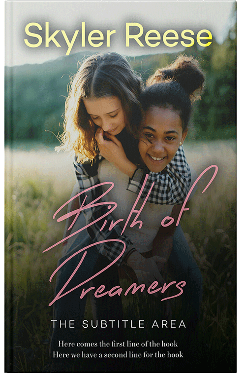 Front view of Premade Teen & Young Adult Book Cover - Log Cabin