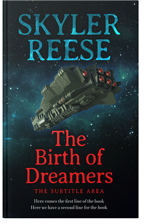 Front view of Premade Science Fiction Book Cover - Aztec