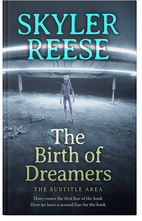 Front view of Premade Mystery & Thriller & Suspense Book Cover - Ebony Clay