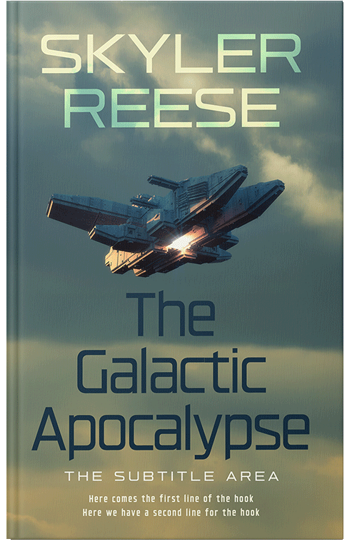 Front view of Premade Apocalyptica Book Cover - Xanadu