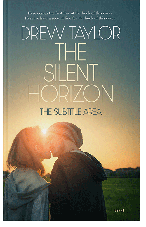 Front view of Premade Romance Book Cover - Mineral Green