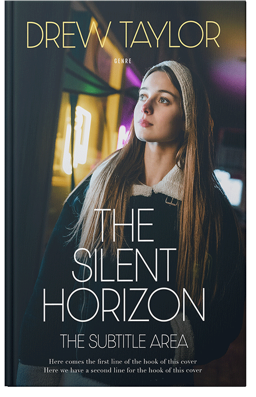 Front view of Premade Teen & Young Adult Book Cover - Shark