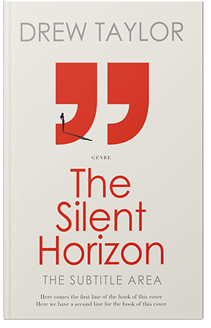 Pre Made Book Cover Ecru White