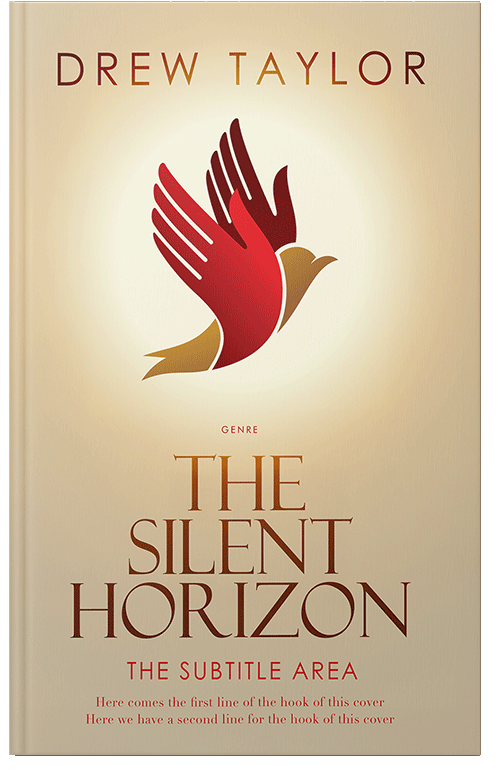 Front view of Premade Religion & Spirituality Book Cover - Double Spanish White