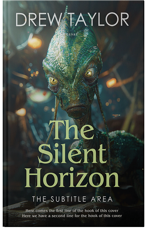 Front view of Outer Space #34040 - Premade Science Fiction Book Cover