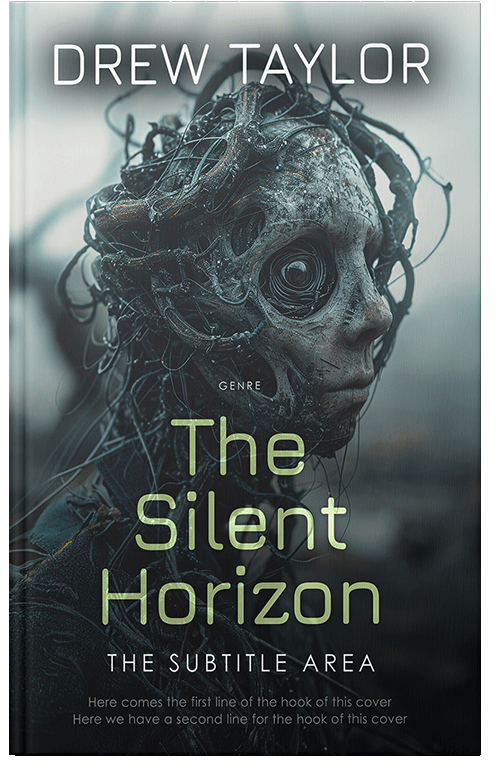 Front view of Premade Science Fiction Book Cover - Outer Space