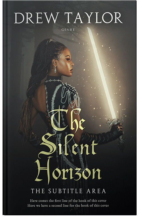 Front view of Premade Fantasy Book Cover - Heavy Metal