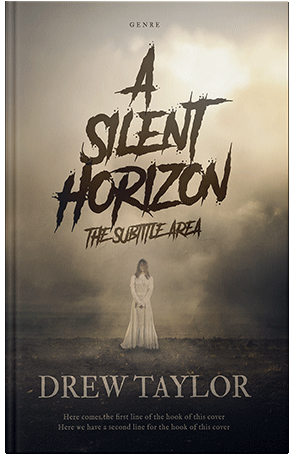 Premade Book Cover Heathered Gray