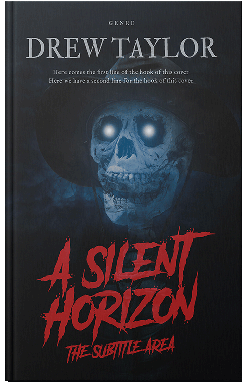 Front view of Premade Horror Book Cover - Bunker