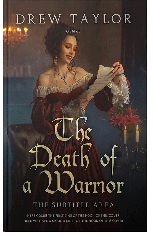 Front view of Premade Paranormal & Urban Book Cover - Cocoa Brown