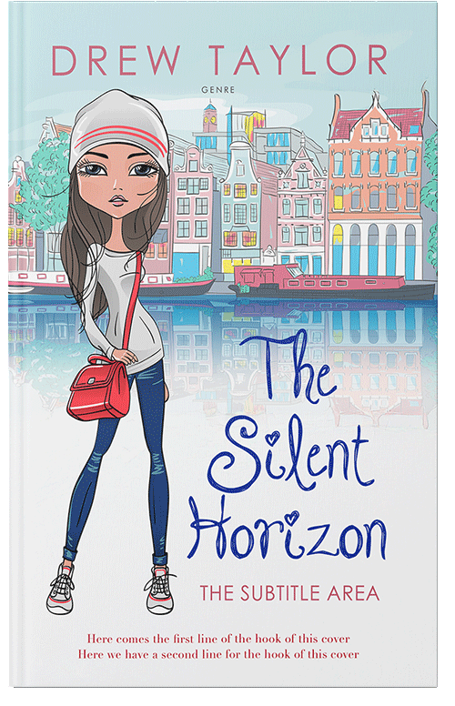 Front view of Premade Teen & Young Adult Book Cover - Iron