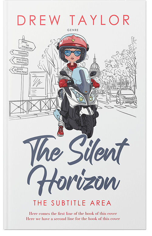 Front view of Premade Travel Book Cover - Trout