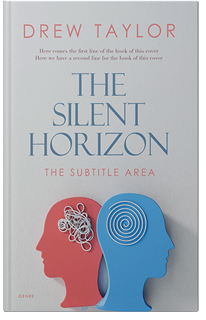 Pre Made Book Cover Silver