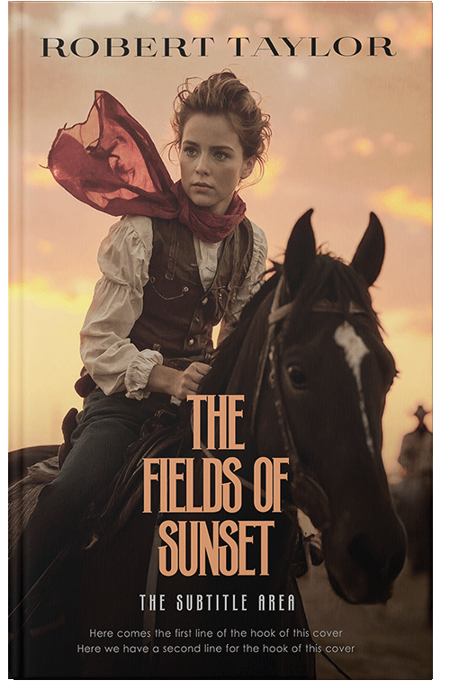 Front view of Premade Action & Adventure Book Cover - Eclipse