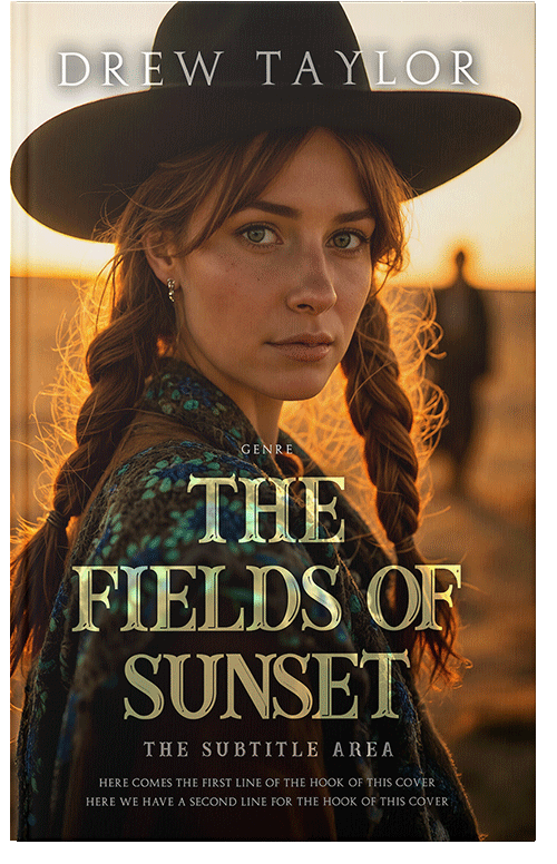 Front view of Premade Romance Book Cover - Whiskey