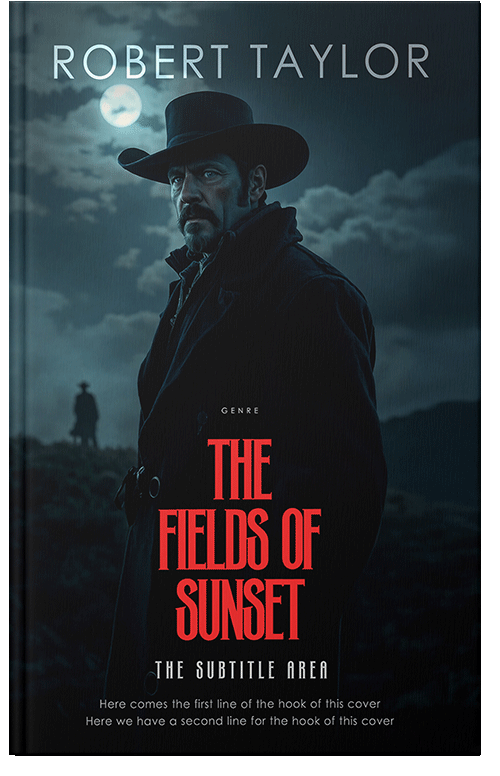 Front view of Premade Action & Adventure Book Cover - Aztec