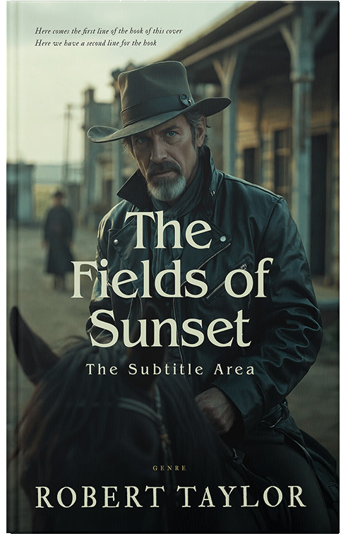 Front view of Premade Action & Adventure Book Cover - Tana