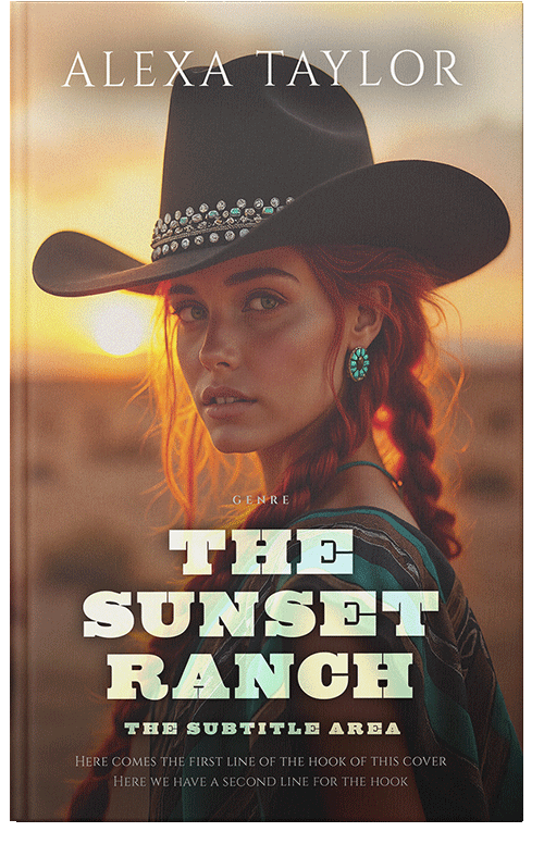 Front view of Premade Romance Book Cover - Spicy Mix