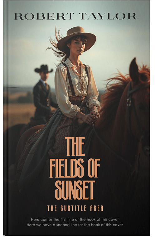 Front view of Premade Action & Adventure Book Cover - Zeus