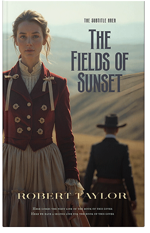 Premade Book Cover Cocoa Brown