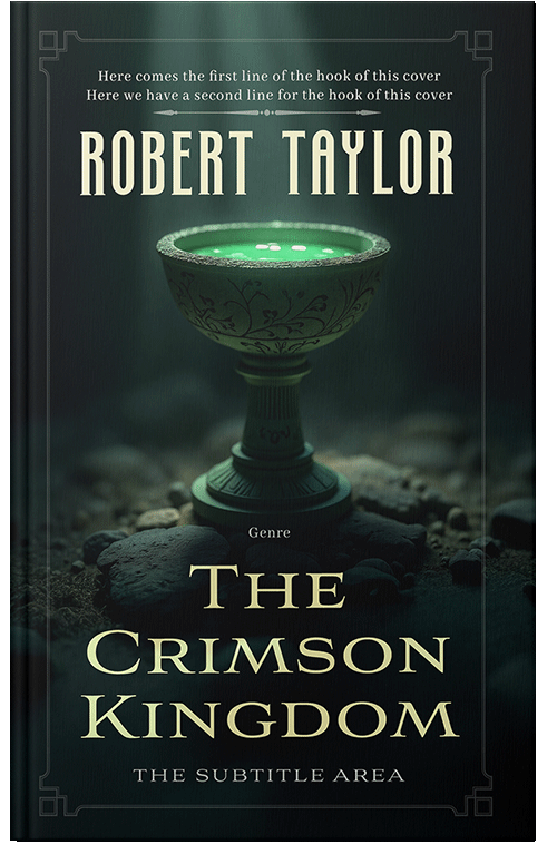 Front view of Premade Fantasy Book Cover - Aztec