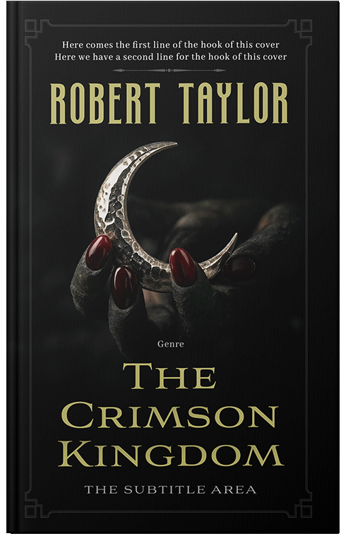 Front view of Premade Mystery & Thriller & Suspense Book Cover - Cod Gray