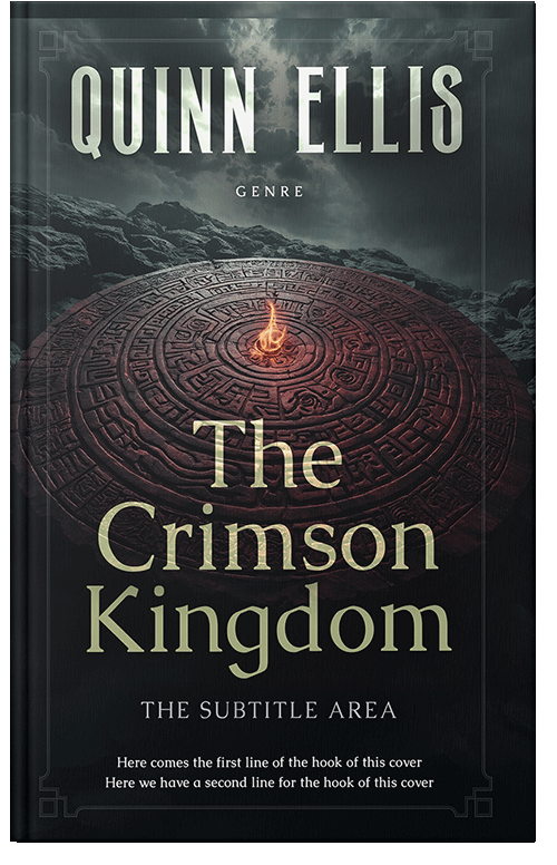 Front view of Premade Fantasy Book Cover - Woodsmoke