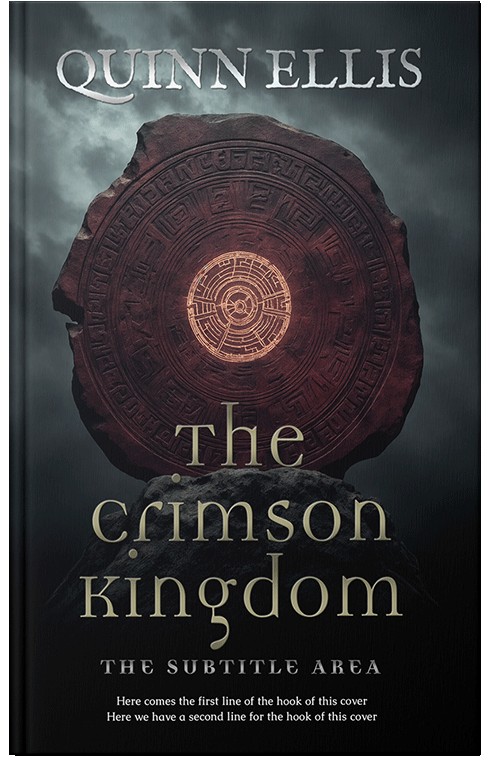 Front view of Premade Fantasy Book Cover - Thunder