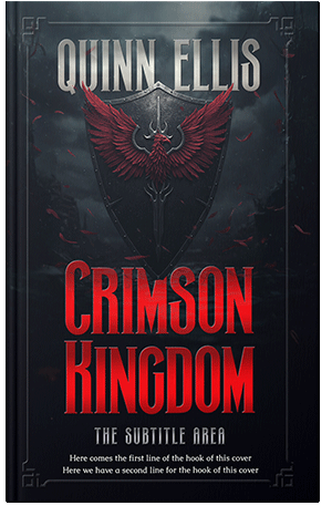 Pre Made Book Cover Flush Mahogany