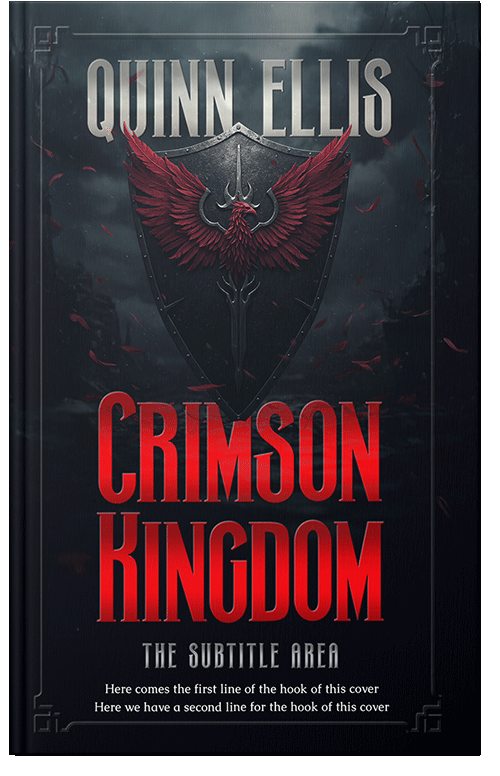 Front view of Premade Fantasy Book Cover - Flush Mahogany