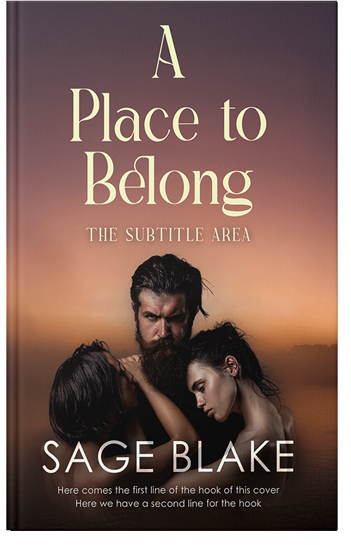 Front view of Premade Erotica Book Cover - English Walnut