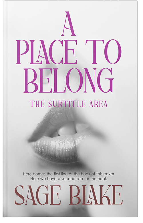 Front view of Premade Romance Book Cover - Bon Jour