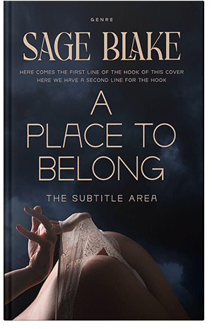 Pre Made Book Cover Cinder