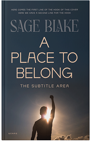 Pre Made Book Cover Ebony Clay