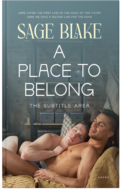 Front view of Premade Erotica Book Cover - Corduroy