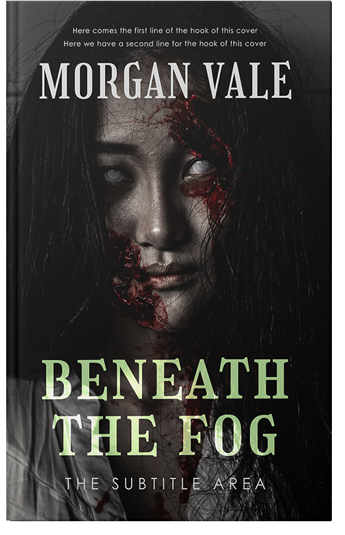 Front view of Premade Mystery & Thriller & Suspense Book Cover - Rainee