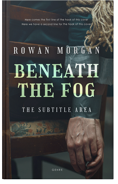 Front view of Premade Mystery & Thriller & Suspense Book Cover - Shark