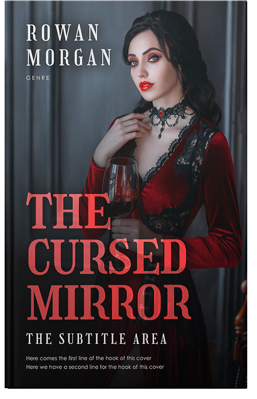 Front view of Premade Mystery & Thriller & Suspense Book Cover - Shark