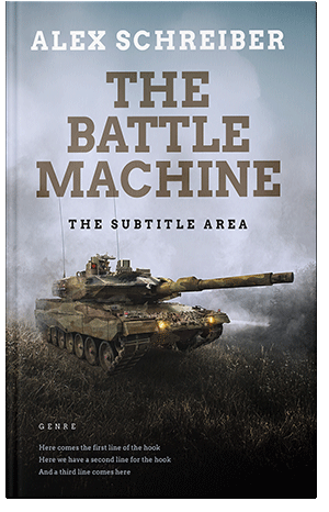 Pre Made Book Cover Heather