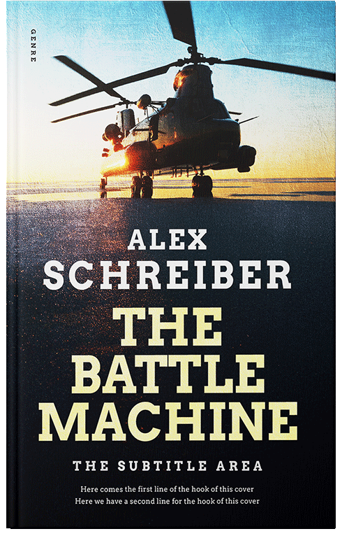 Front view of Premade Mystery & Thriller & Suspense Book Cover - Woodsmoke