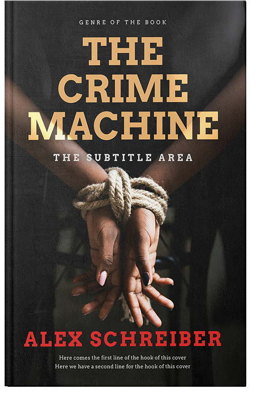 Front view of Premade Mystery & Thriller & Suspense Book Cover - Zeus